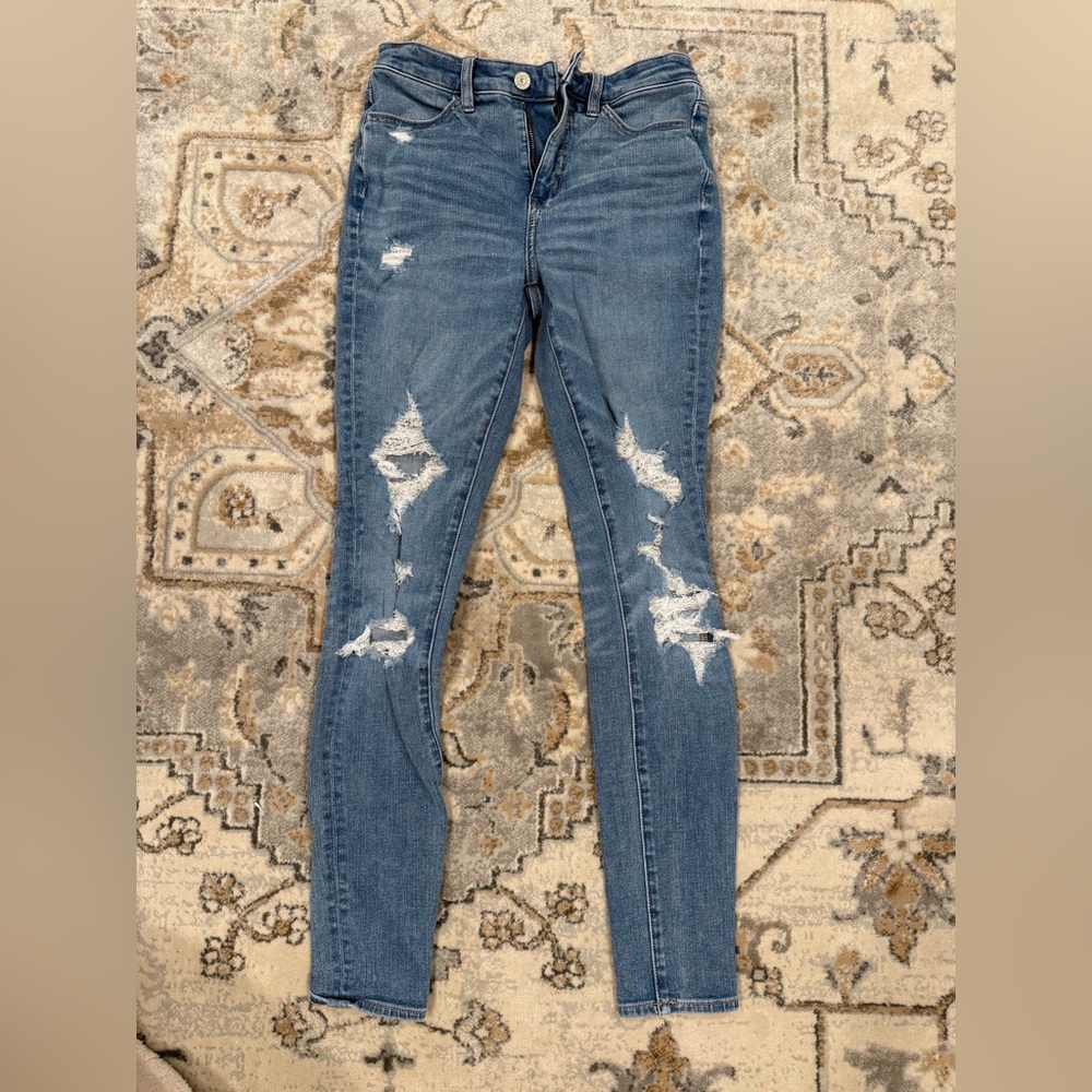 American Eagle Ripped Skinny Jeans